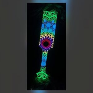 Floral Fan Hua Ruler