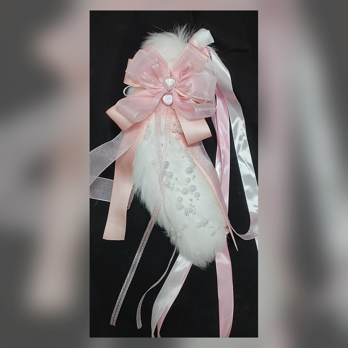 Pearl Frost Plush Tail Set