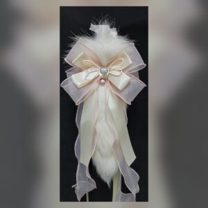 Crimson Ribbon Plush Tail Set