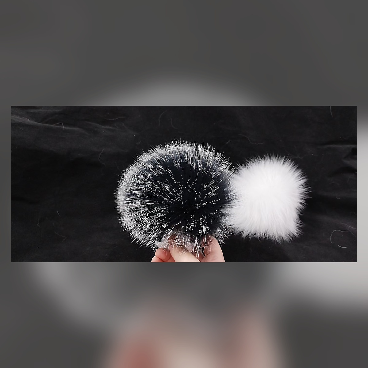 Mint Whisper Plush Tail Set