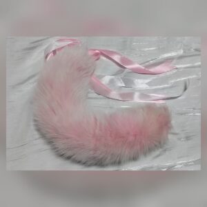 Silver Lace Plush Tail Set