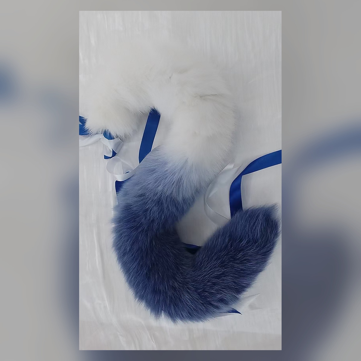 Cream Puff Plush Tail Set