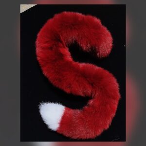 Pink Bunny Plush Tail Set