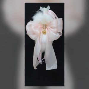 Velvet Peach Plush Tail Set