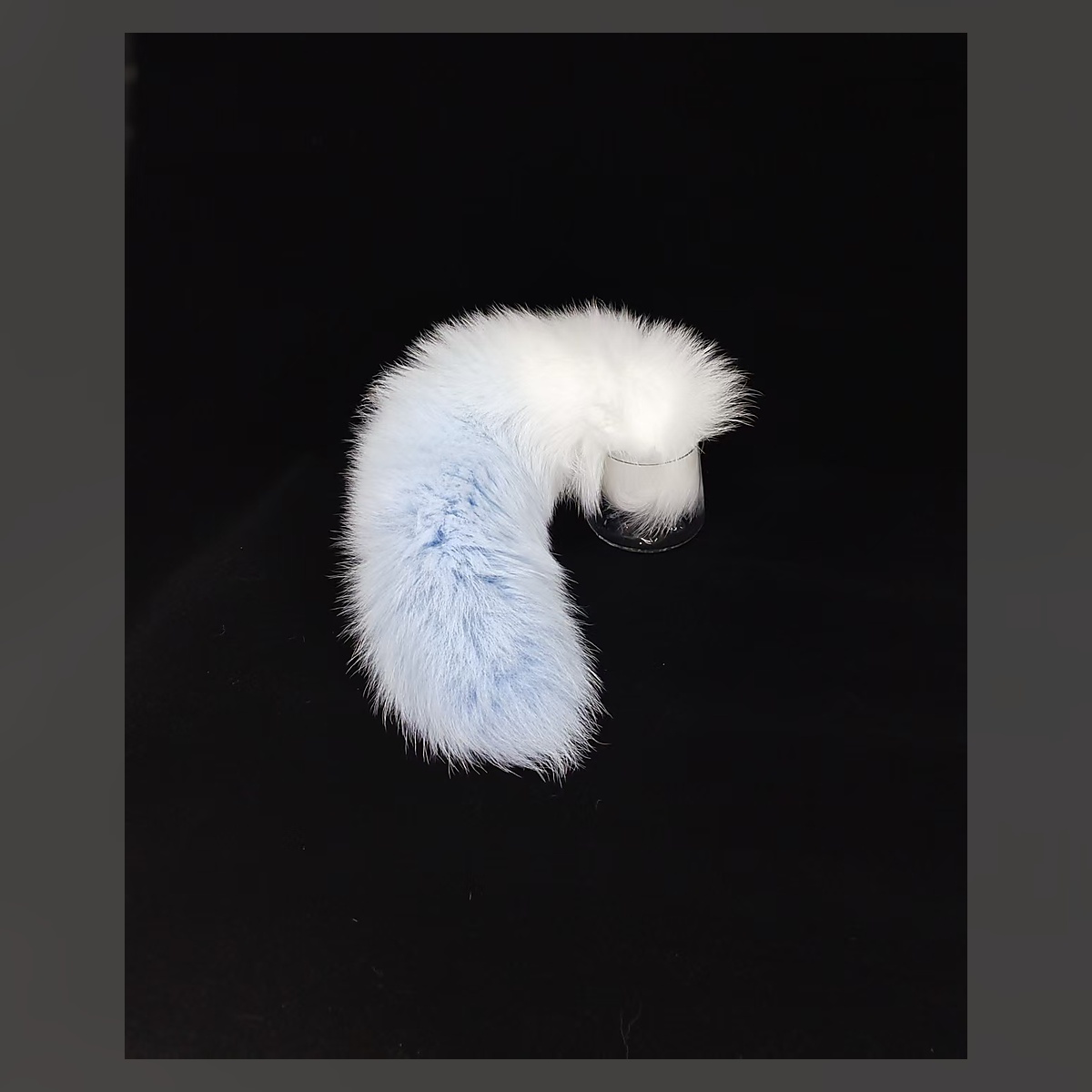 Velvet Peach Ribbon Tail Set