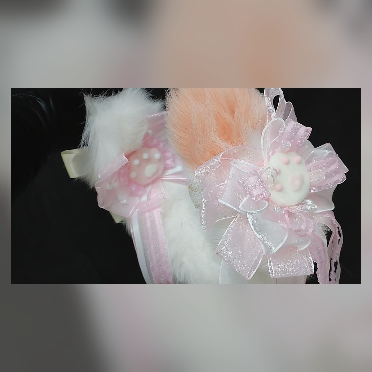 Scarlet Moon Ribbon Tail Set