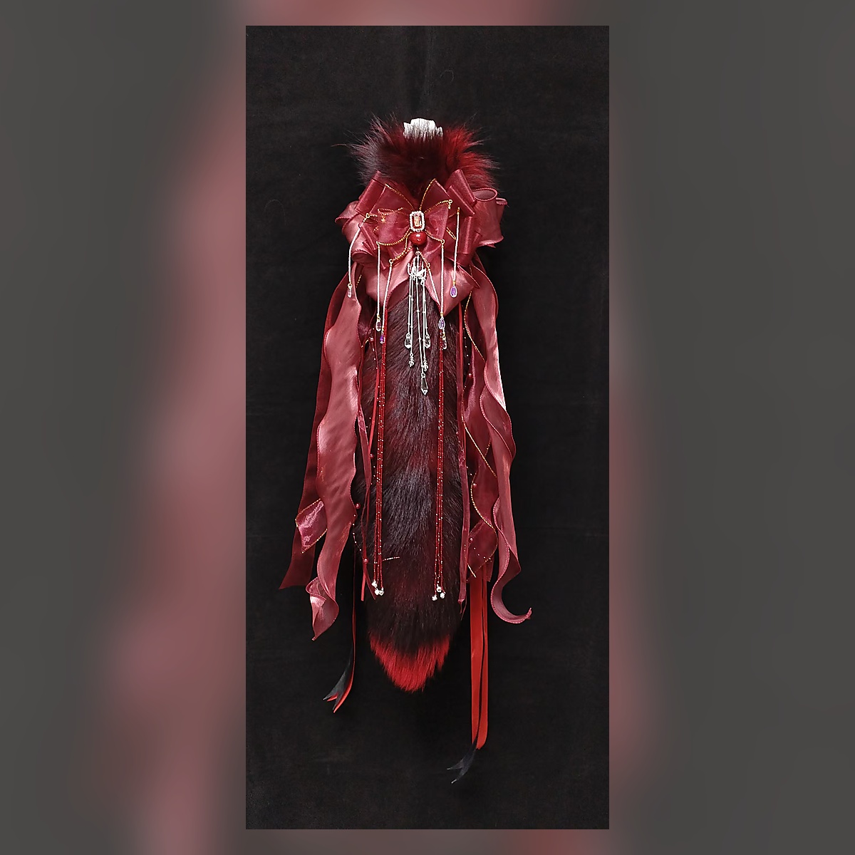 Pink Mirage Ribbon Tail Set