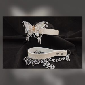 White Wing Collar Set