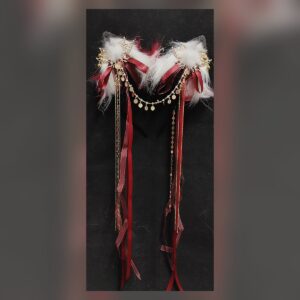 Crimson Festival Ear Headband