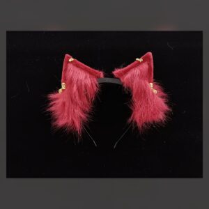 Ruby Fur Ear Headband