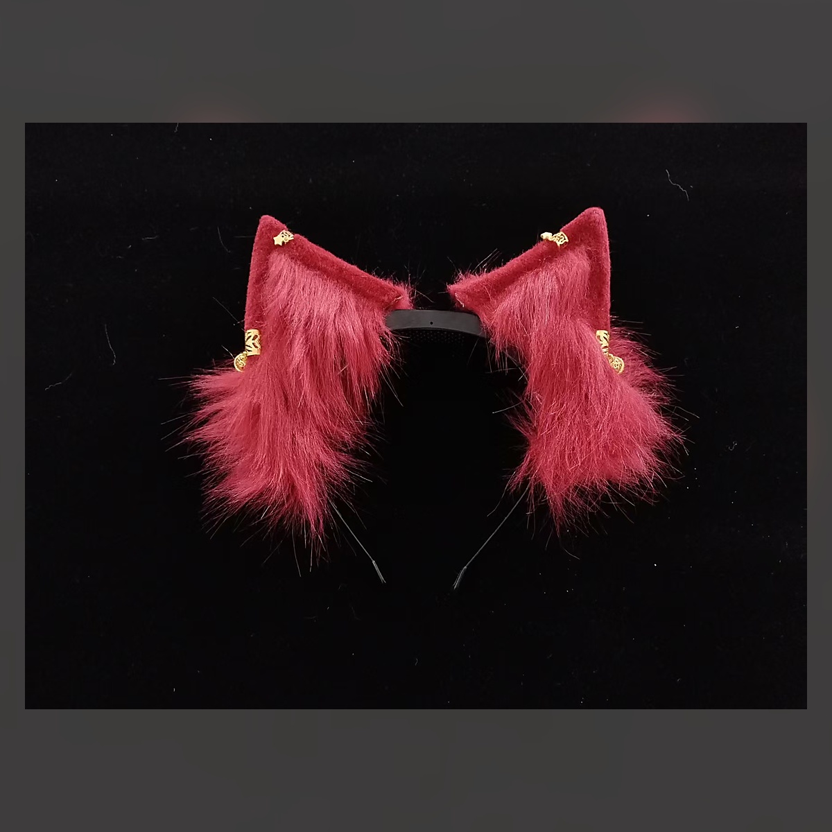 Ruby Fur Ear Headband