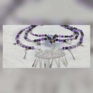 Lavender Bead Body Chain