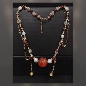 Red Agate Body Chain