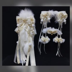 Ivory Rose Ear Set