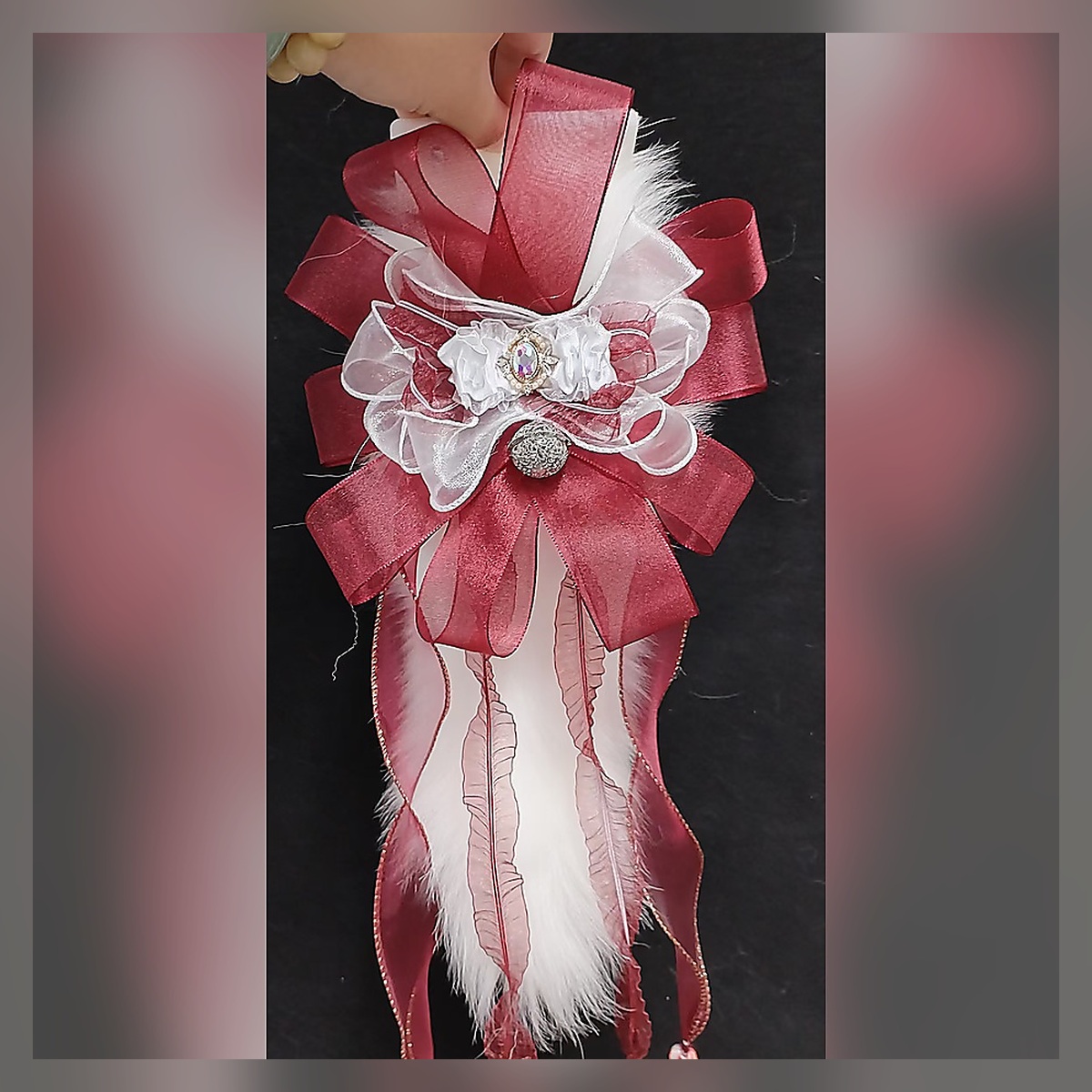 Noir Velvet Plush Tail Set - Image 3