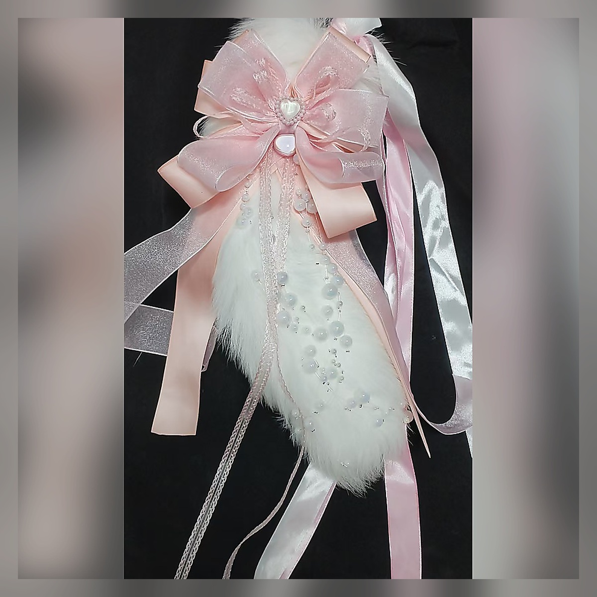 Pearl Frost Plush Tail Set - Image 3