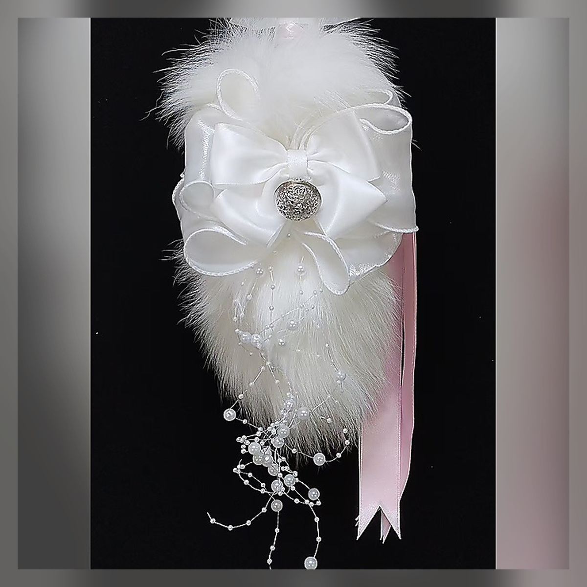 Frosted Rose Plush Tail Set - Image 4