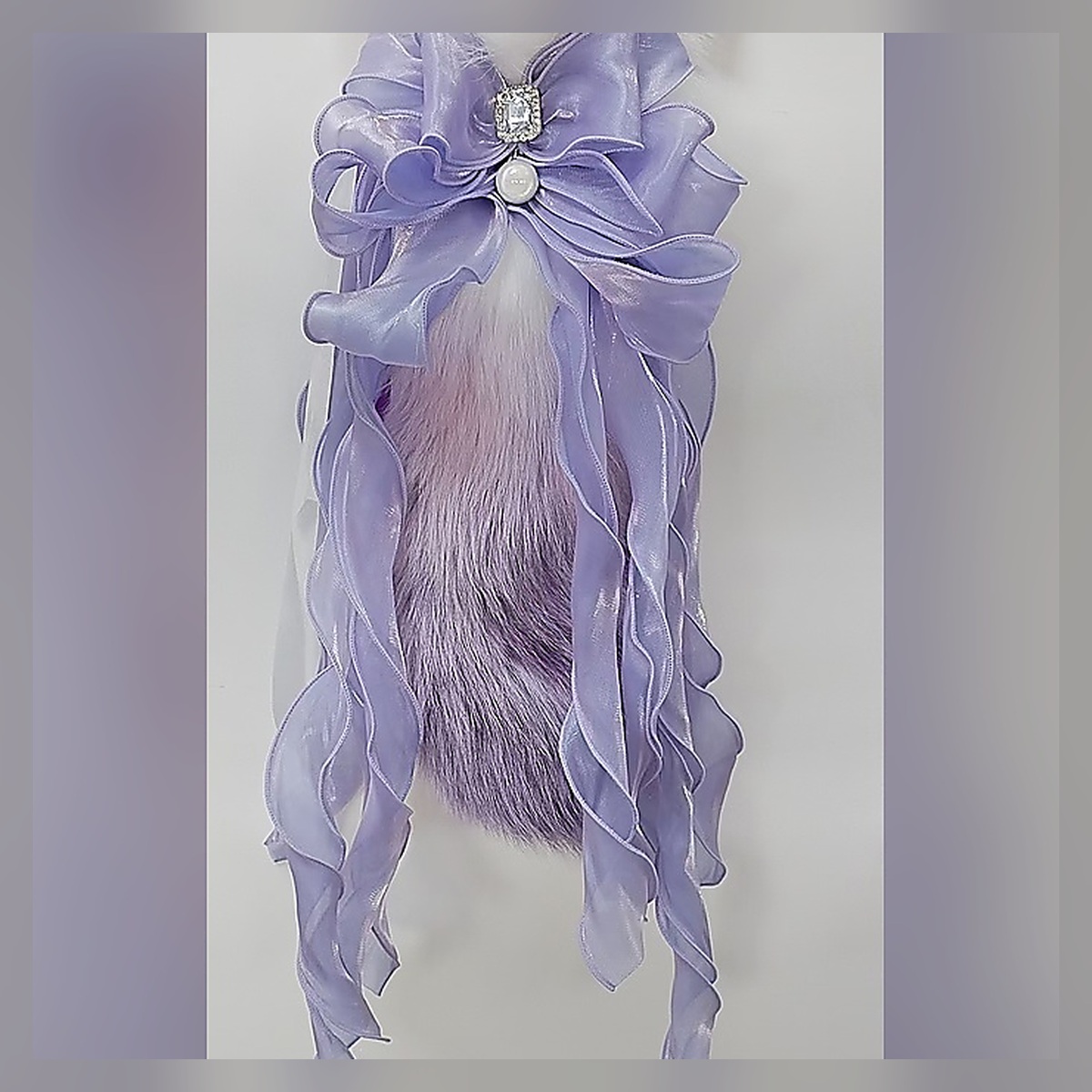 Velvet Cocoa Ribbon Tail Set - Image 4