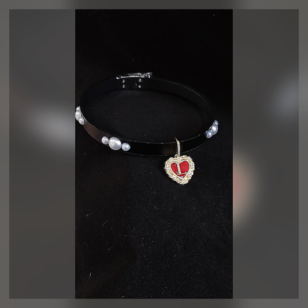 Heart Pearl Choker - Image 3