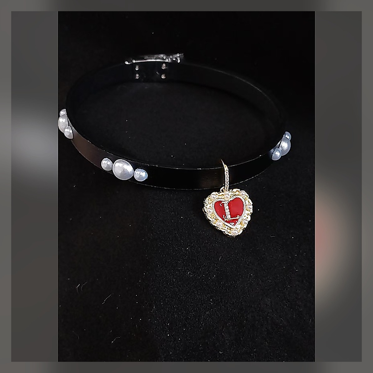 Heart Pearl Choker - Image 4