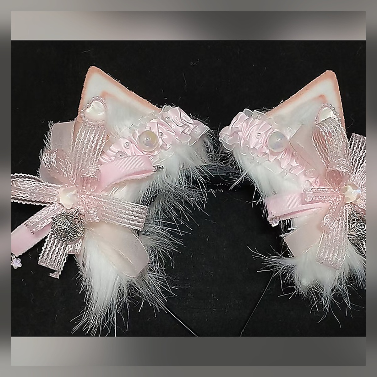 Blush Feather Ear Clips - Image 4