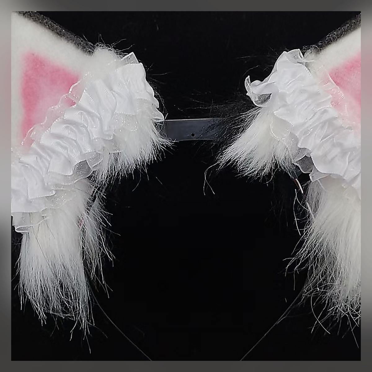 Snow Kitten Ear Headband - Image 4