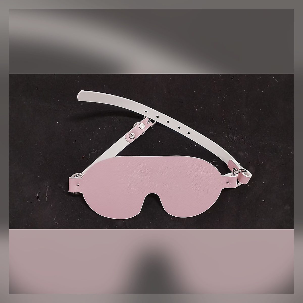 Blush Satin Blindfold - Image 3