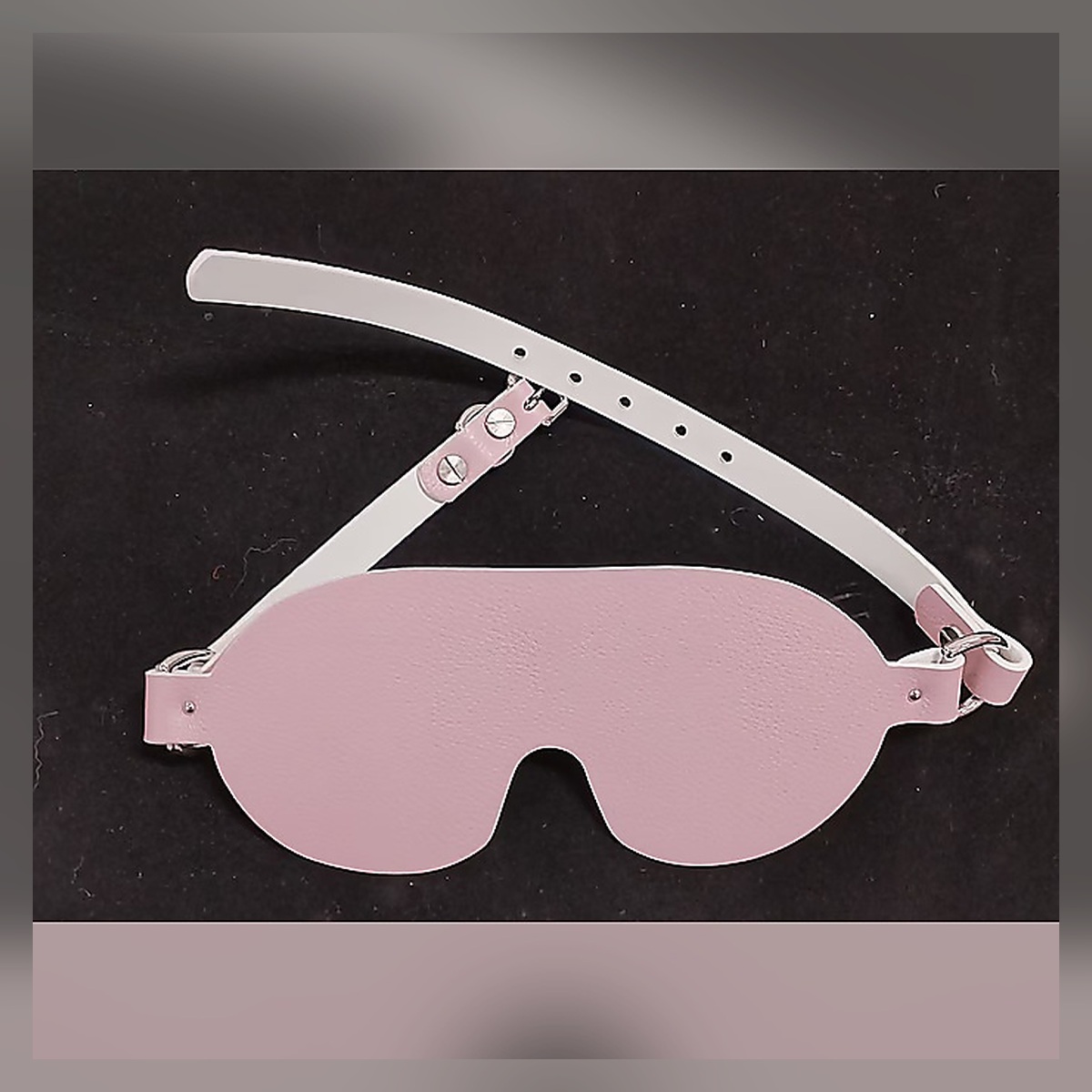 Blush Satin Blindfold - Image 4