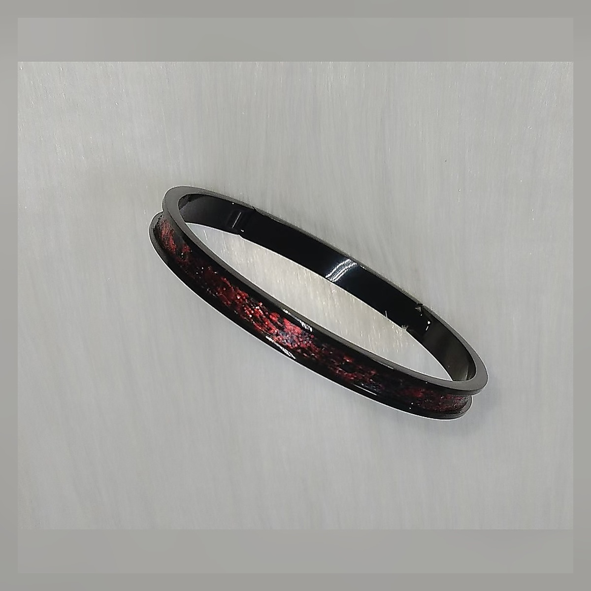 Obsidian Resin Bracelet - Image 3