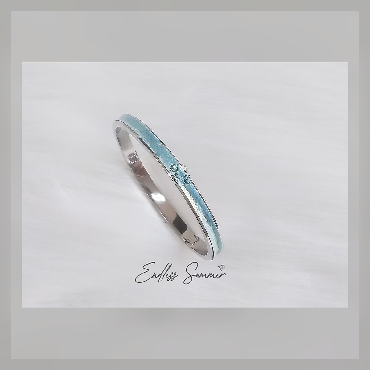 Aqua Resin Bracelet - Image 2